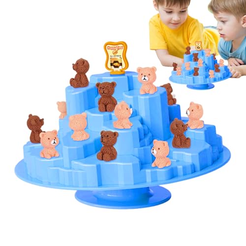 Botiniv Balance-Spiele Für Kinder - Tischpuzzle-Baum Zum Balancieren - Interaktives Balance-Spielzeug Mit Kuh Und Bär Für Familienfreundlichen Teams Unterricht Indoor Outdoor Aktivitäten Botiniv Balance-Spiele Für Kinder - Tischpuzzle-Baum Zum Balancieren - Interaktives Balance-Spielzeug Mit Kuh Und Bär Für Familienfreundlichen Teams Unterricht Indoor Outdoor Aktivitäten von Botiniv