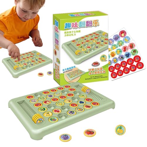 Botiniv Brettspiele, Lernspielzeug, interaktives Lernspielzeug für Kinder - Fruit Logic Brettspiele Passende Karten Lernspielzeug,Kognitives interaktives Konzentrationsspiel Vorschulerziehung für von Botiniv