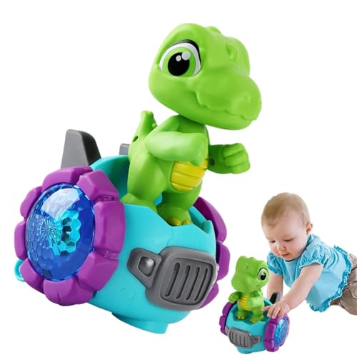 Botiniv Dinosaurier-Autospielzeug, Dinosaurier-Auto für Kinder,Dinosaurier-Spielzeug, Balance-Auto, Babyspielzeug | Kinderautospielzeug mit Lichtern und Musik, Lernspielzeug, Elektroauto für von Botiniv