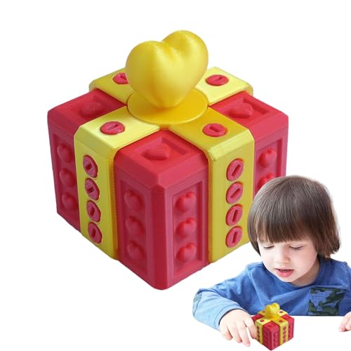 Botiniv Prank Screw Box, Gag Funny Box | Bedruckte Knebelbox, lustige Streichbox | Puzzle-Kartenbehälter, originelles, urkomisches Streichetui zum Geburtstag von Botiniv