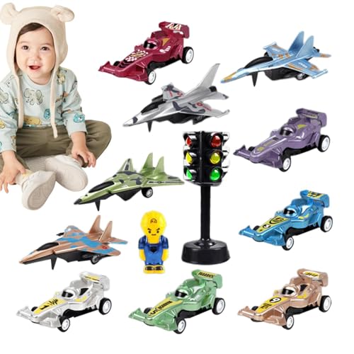 Botiniv Presse und Go Car Toys, Trägheit Autospielzeug - Lustiger Kleinkindauto -Set Press Back Truck | Vielseitige Reibungsfahrzeug Kinder Spielen für Kinder über 3 Jahre alt von Botiniv