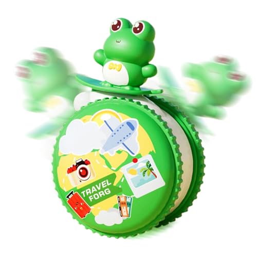 Botiniv Trägheitsspielzeug, Spielzeug zum Zurückziehen - Schleppfrosch-Spielzeug | Fine Skill Toys Traktions-Walking-Pull-Spielzeug, pädagogisches Froschspielzeug für über 3 Jahre alte von Botiniv