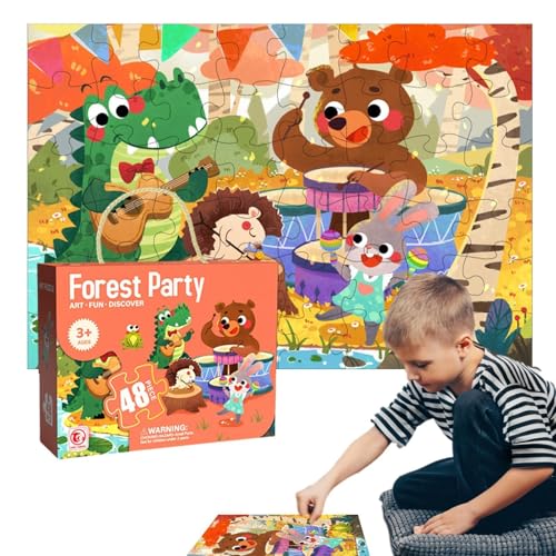 Botiniv Vorschule Rätsel, Vorschule Puzzles - Anfänger -Reise -Puzzles,Osterkorb Stuffers, frühe Bildungsspielzeug, Hirnteaser für Kinder von Botiniv