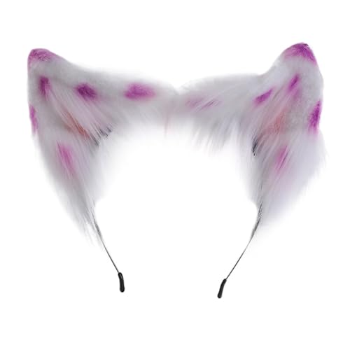 Bottone Halloween Anime Charakter Stirnband Ohrform Haarreifen Plüsch Kopfschmuck Ostern Party Cosplay Kostüm Unisex von Bottone