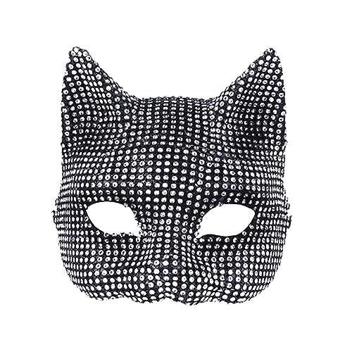 Bottone Maskerade Maske Katzenpfoten Handschuhe Anziehzubehör Catwomen Kostüm Für Bühnenauftritte Party Nachtclub Gesichtsmaske von Bottone