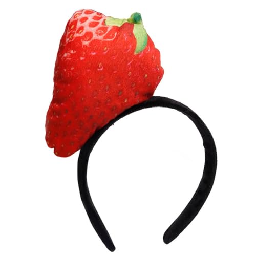 Bottone Obst Gemüse Stirnband Lustiger Kopfschmuck Haarreifen für Strände Themenparty für Frauen Mädchen Halloween Haarschmuck von Bottone