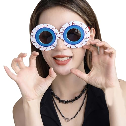 Lustige Halloween-Brille, Party-Cosplay-Brille, Dekoration, Zubehör, dekorative Brille, Rahmen, Kostüm-Brillen von Bottone