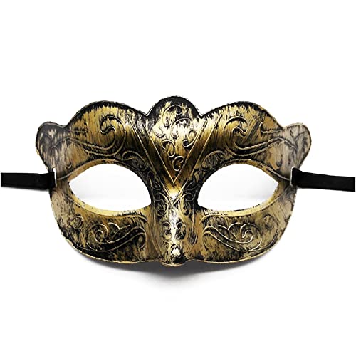 Unisex-Maskerade, halbe Antik-Party, Halloween-Kostüm, Zubehör für Karneval, Club von Bottone