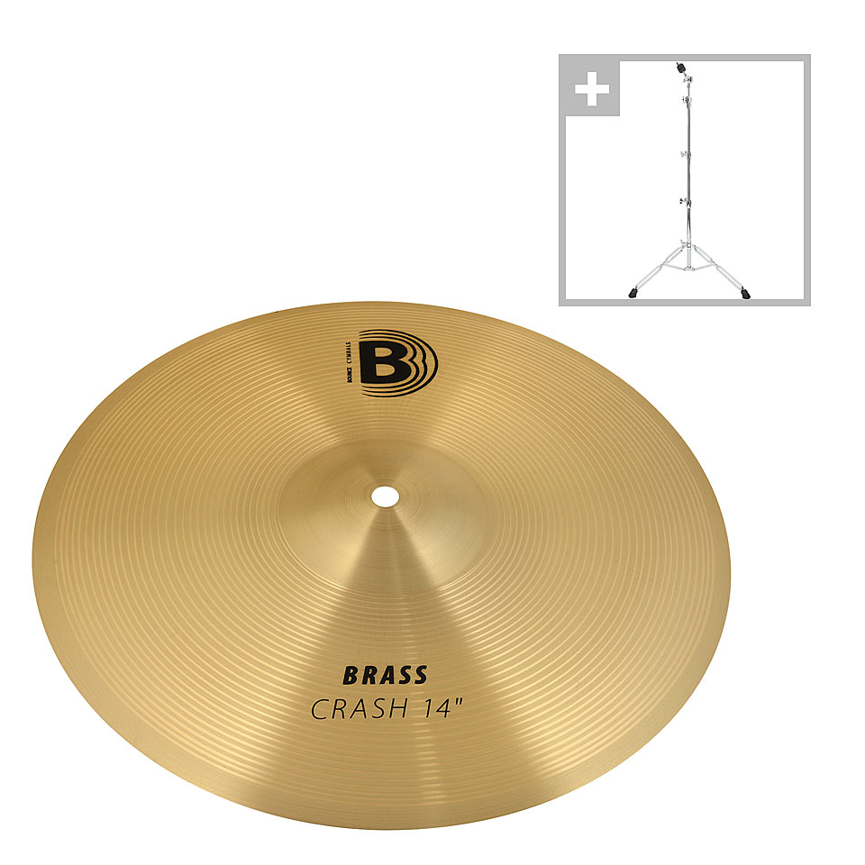 Bounce Brass 14" Crash add-on Crash-Becken von Bounce