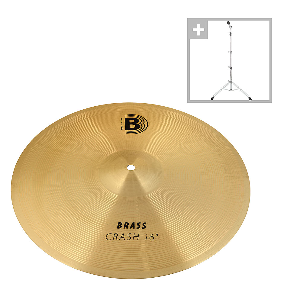 Bounce Brass 16" Crash add-on Crash-Becken von Bounce