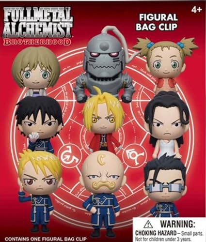 Fullmetal Alchemist: Brotherhood Characters Blind Bag Figural Bag Clip von BoxLunch