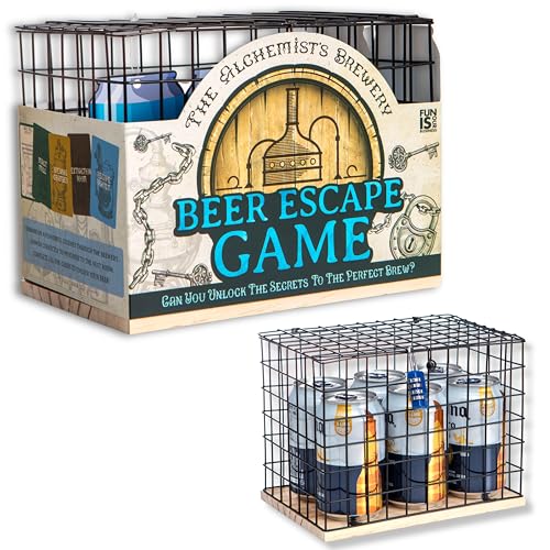 Boxer Gifts Escape Room - Neuheit Bier Männer - Brain Teaser Puzzles für Erwachsene - Witz Papa Ehemann Freund - Einzigartig von Boxer Gifts