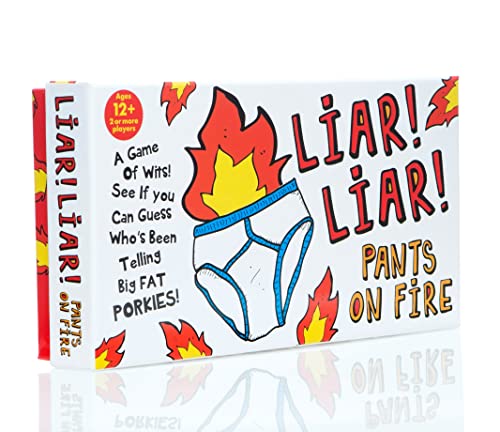 Boxer Gifts GA3033 Liar Liar Pants On Fire Fun Kartenspiel | Fast Paced | für die ganze Familie und das Alter, Mehrfarbig Boxer Gifts GA3033 Liar Liar Pants On Fire Fun Kartenspiel | Fast Paced | für die ganze Familie und das Alter, Mehrfarbig von Boxer Gifts
