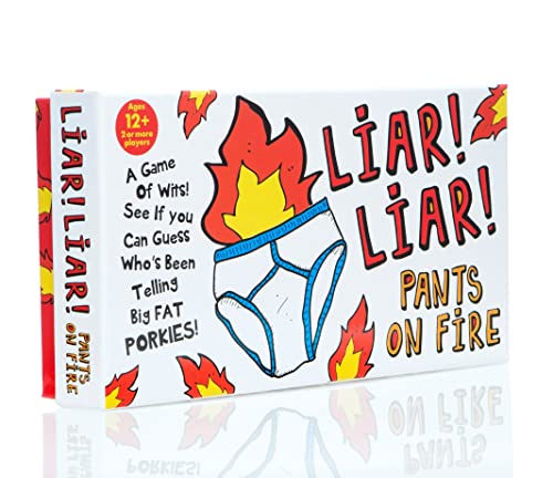 Boxer Gifts GA3033 Liar Liar Pants On Fire Fun Kartenspiel | Fast Paced | für die ganze Familie und das Alter, Mehrfarbig von Boxer Gifts