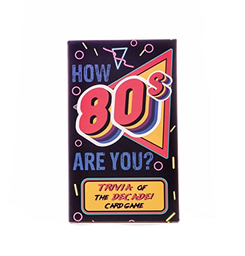 Boxer Gifts How 80's Are You? Quizkarten der 1980er Jahre, lustige Quizkarten aus den 80er Jahren, tolles Geschenk für Freunde von Boxer Gifts