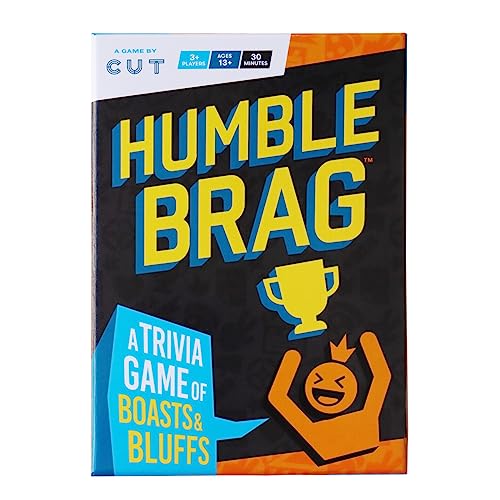 Boxer Gifts Humblebrag - A Trivia Game of Boasts and Bluffs by Cut | Fun Party Card Games for Adults, Friends and Family von Boxer Gifts