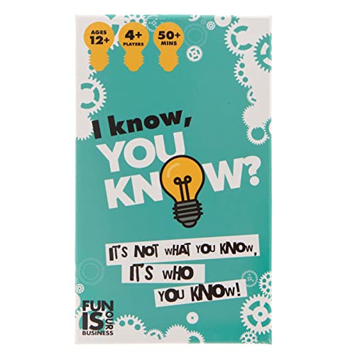 Boxer Gifts I Know You Know Fast-Paced Group Trivia-Spiel | Großer Spaß für Partys von Boxer Gifts