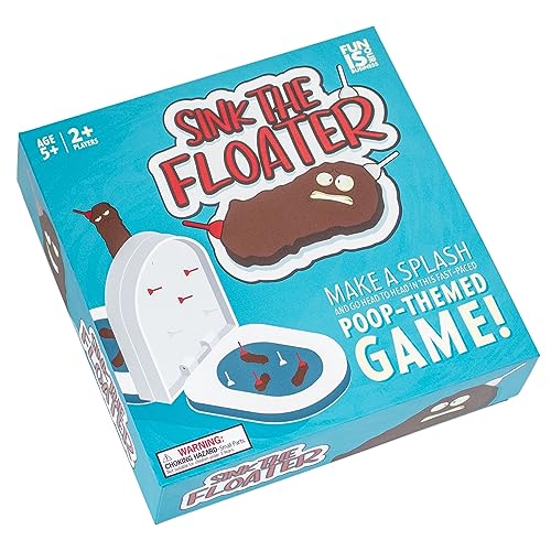 Boxer Gifts Sink The Floater Children's Game - Can You Sink The Stink? | Funny Family Board Games for Kids & Adults - Fun Poop Themed Birthday Or Christmas Stocking Filler Gift for Boys and Girls von Boxer Gifts