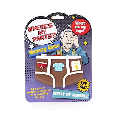 Boxer Gifts Where's My Pants Memory Game Lustiges Geschenk für das Alter, von Boxer Gifts