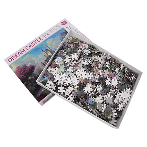 1000 Stücke 75x50 cm Puzzle Pädagogische Kinder Erwachsene Spielzeug Bild Zusammenbauen Spielzeug Geschenk (fantasieschloss) von Boxwizard