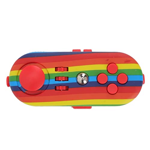 Zappeln Spielzeug Reduzieren Sie Stress Entspannen Sie Stimmung Portable Angst Sensorische EDC Spielzeug Sensory Fidgets Controller Pad (9 Bunt) von Boxwizard