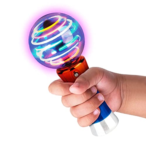 Bozaap Leuchtender Ball Zauberstab, leuchtender Ball-Spielzeug-Stick, LED-Spinning-Spielzeug-Blink-Stick, leuchtendes Spielzeug Geburtstagsfeier-Karnevals-Konzert von Bozaap