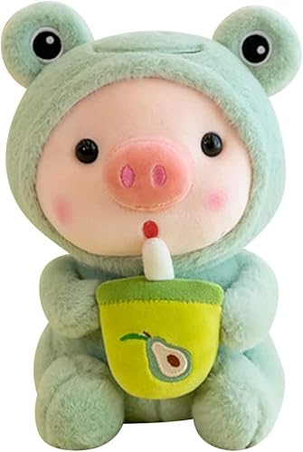 Bprtcra Plüsch Schwein, nettes Schwein gefülltes Spielzeug, Plüschtier Schwein Stofftier Kuscheltier Plüsch-Schwein Plüsch Spielzeug Puppe Figuren Spielzeug Super Weich Dekokissen (A, 25CM) von Bprtcra