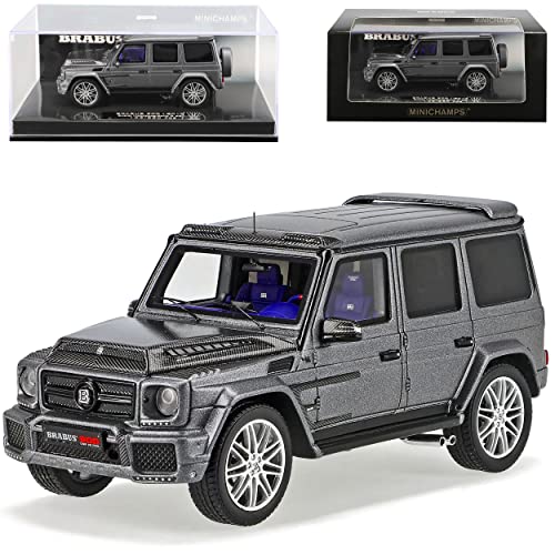 Mercedes-B G-Klasse W463 G63 Grau Bra-Bus 900 Modell 1990-2018 1/43 Minichamps Modell Auto von Brabus