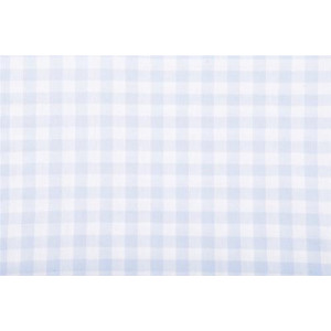 Kariertes Tischtuch 10x10mm Baumwollstoff 601 Hellblau 140cm - 50cm von Brændgaard Textile