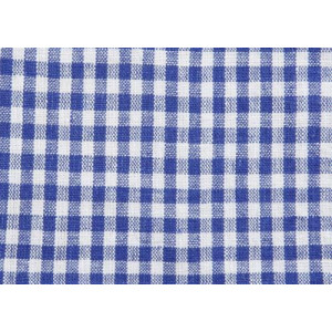 Kariertes Tischtuch 4x4mm Baumwollstoff 600 Kobalt 140cm - 50cm von Brændgaard Textile