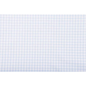 Kariertes Tischtuch 4x4mm Baumwollstoff 601 Hellblau 140cm - 50cm von Brændgaard Textile