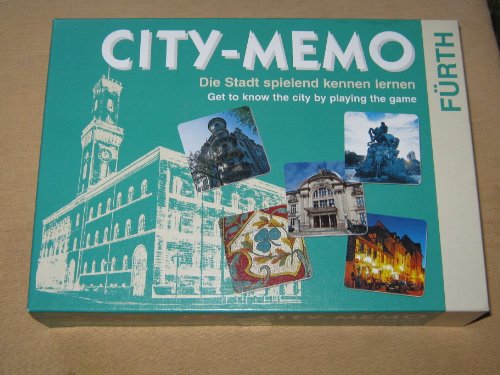 City-Memo, Fürth (Spiel): Die Stadt spielend kennen Lernen. Get to Know The City by Playing The Game von Braeuer Produktmanagement