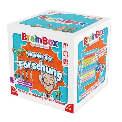 Brain Box 2094943 Wunder der Forschung, Lernspiel, Gedächtnisspiel, Quizspiel für Erwachsene und Kinder ab 6 Jahren von Brain Box