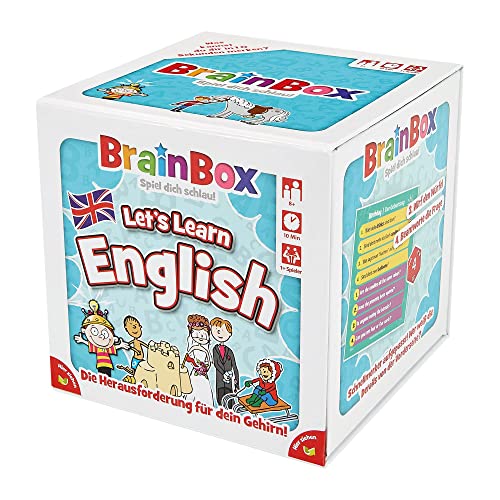 Brain Box 2094952 Let's Learn English Lernspiel Quizspiel für Kinder ab 8 Jahren von Brain Box