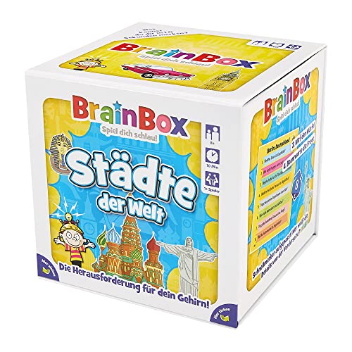 Brain Box 94944 Städte der Welt, Lernspiel, Quizspiel für Kinder ab 8 Jahren von BRAINBOX