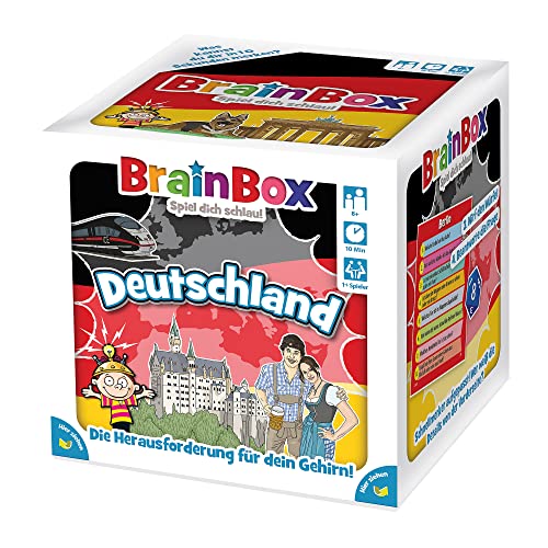 Brain Box Deutschland 2094905, Lernspiel, Spiel Dich schlau, Quizspiel für Kinder ab 8 Jahren von Brain Box