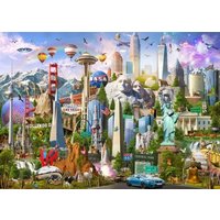 Brain Tree - American Pride 1000 Pieces Jigsaw Puzzle for Adults von Brain Tree Games