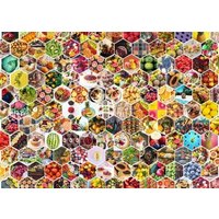 Brain Tree - Seamless Fruits 1000 Pieces Jigsaw Puzzle for Adults von Brain Tree Games