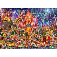 Brain Tree - Wild Circus 1000 Pieces Jigsaw Puzzle for Adults von Brain Tree Games