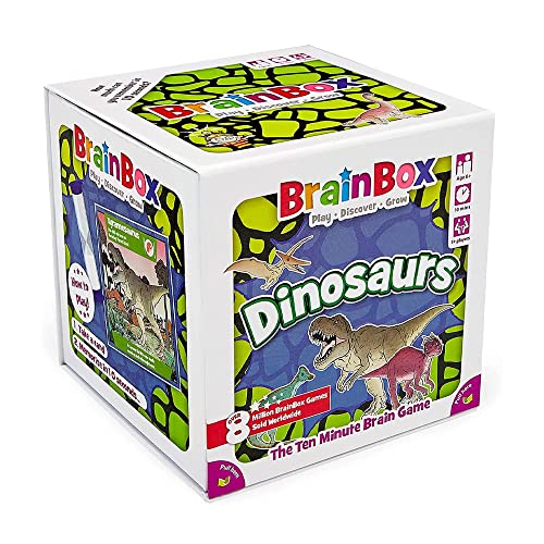 BrainBox Dinosaurs (2022) , Card Game , Ages 6+ , 1+ Players , 10+ Minutes Playing Time von Brainbox