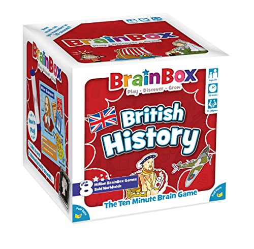 Brainbox British History (Refresh 2022) Card Game Ages 8+ 1+ Players 10 Minutes Playing von Brainbox