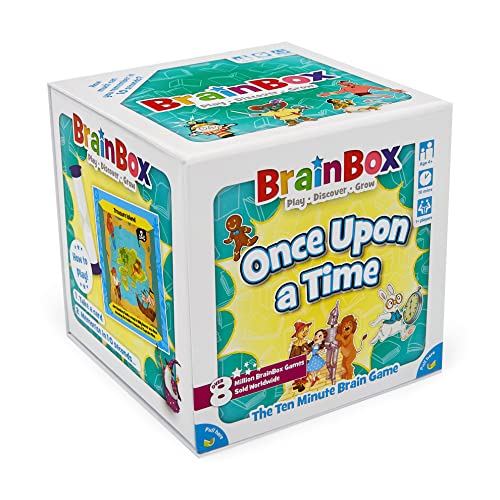 Brainbox Once Upon a Time (2022), Card Game, Ages 4+, 1+ Players, 10+ Minutes Playing Time von Brainbox