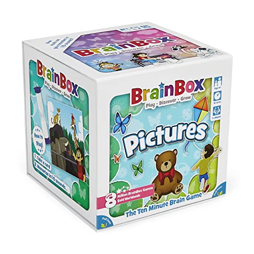 Brainbox Pictures (2022), Card Game, Ages 4+, 1+ Players, 10+ Minutes Playing Time von Brainbox