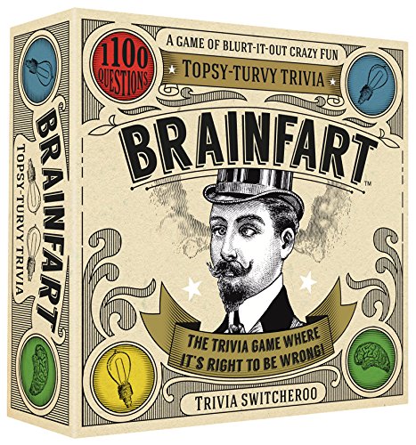 Hygge Games Brainfart 53,441.6 cm Topsy-Turvy Quiz-Kartenspiel, ab 14 Jahren bis 99 Jahren von Hygge Games