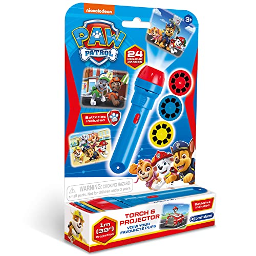 PAW Patrol Taschenlampe und Projektor, Mehrfarbig von Brainstorm Toys