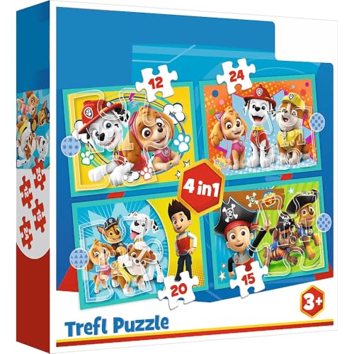 Brandsseller 4 in 1 Kinder Puzzle Set 4 x Puzzle mit Motiv von Brandsseller