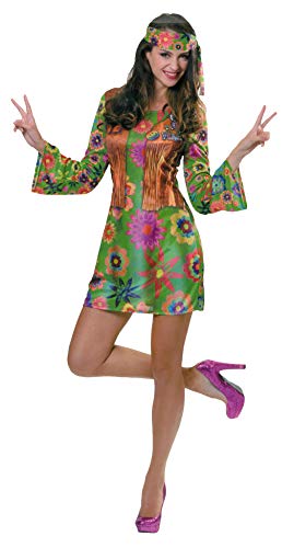 Brandsseller Damen/Herren Kostüm Verkleidung Fasching Karneval Party - Hippie - verschiedene Größen (L/XL, Damen/Hippie 3) von Brandsseller