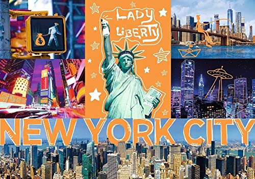 Brandsseller Puzzle Lady Liberty - New York City 1000 Teile Puzzle für Erwachsene von Brandsseller