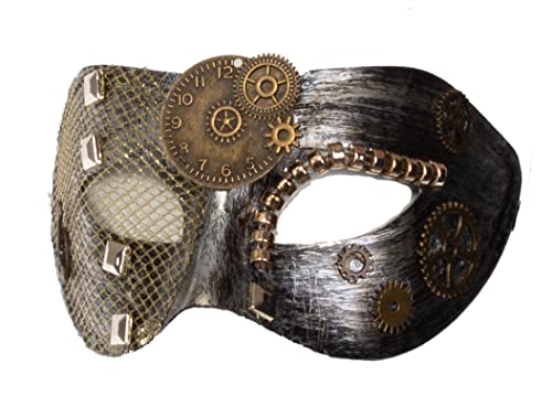 Brandsseller Steam Punk Maske Venezianische Maske Karneval Halloween Party Kostüm Herren & Damen von Brandsseller