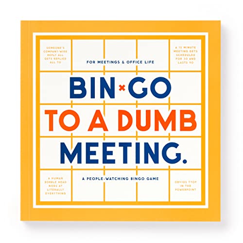 Brass Monkey Bin-go to a Dumb Meeting Bingo Book von Brass Monkey